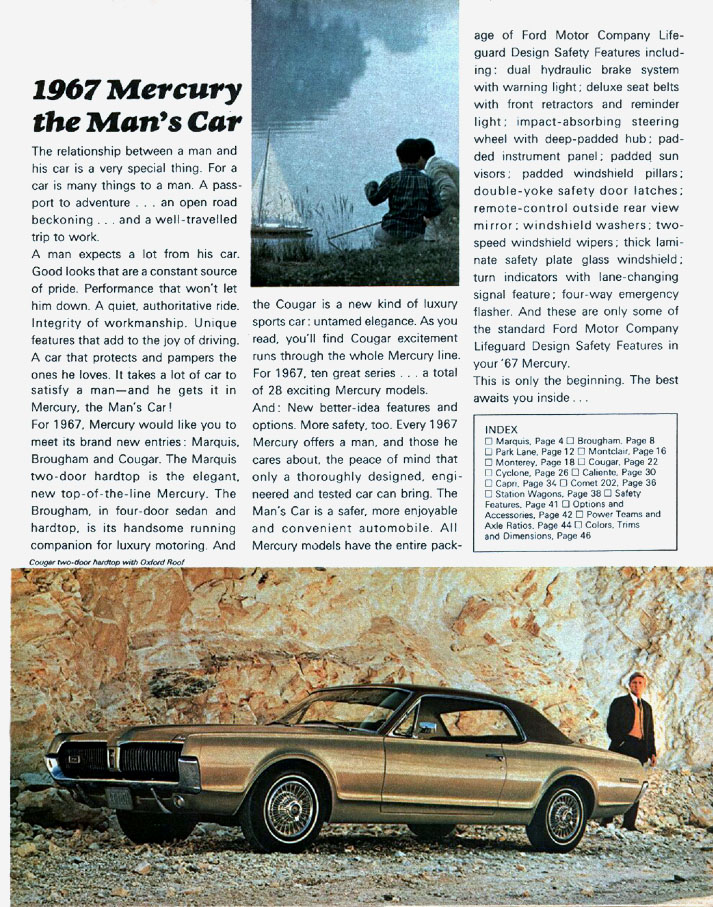 1967 Mercury Brochure Page 17